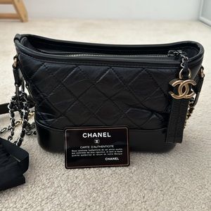 100% Authentic! Chanel Aged Calfskin Small Gabrielle bag